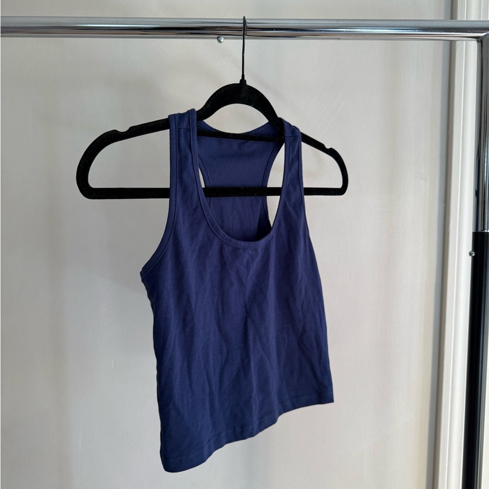 Navy Blue Women's Tank Top